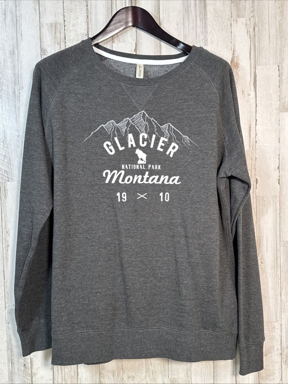 Live, Love, Ouray NWT Glacier National Park Crew Sweatshirt XXL